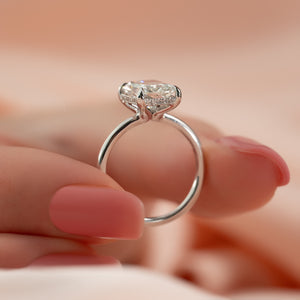 The Sarah Set With A 2 Carat Radiant Lab Diamond