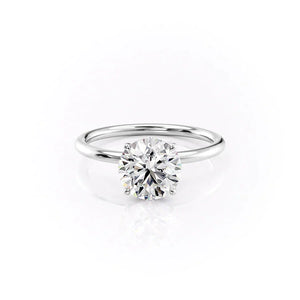 The Luna Set With A 1 Carat Round Lab Diamond