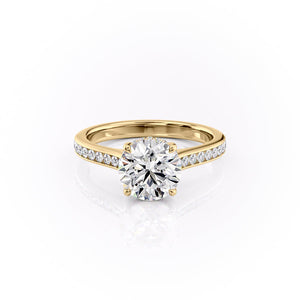 The Cameron Set With A 1 Carat Round Lab Diamond