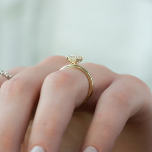 The Marilyn Set With A 3 Carat Emerald Lab Diamond