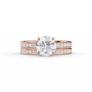 The Marilyn Set With A 2.5 Carat Round Lab Diamond