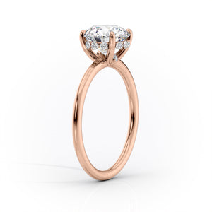 The Sandra Set With A 2 Carat Oval Lab Diamond