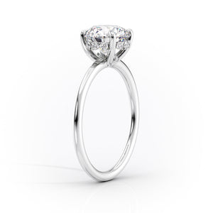 The Sandra Set With A 1.5 Carat Marquise Lab Diamond