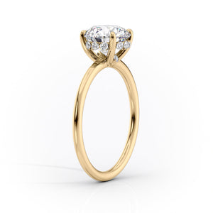 The Sandra Set With A 2 Carat Pear Lab Diamond