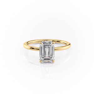 The Margot Set With A 2 Carat Emerald Lab Diamond
