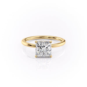 The Margot Set With A 1.5 Carat Princess Lab Diamond