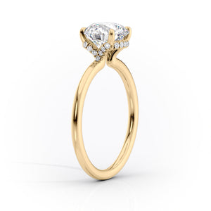 The Margot Set With A 2 Carat Emerald Lab Diamond