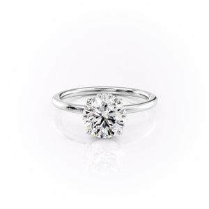 The Margot Set With A 1 Carat Round Lab Diamond
