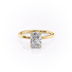 The Margot Set With A 4.5 Carat Radiant Moissanite