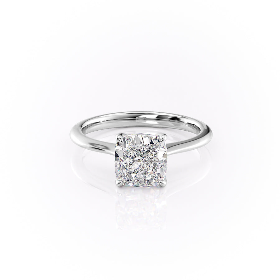 The Katelyn Set With A 1 Carat Cushion Lab Diamond