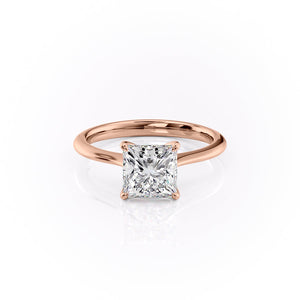 The Katelyn Set With A 3 Carat Princess Lab Diamond
