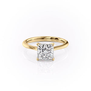 The Katelyn Set With A 1.5 Carat Princess Lab Diamond