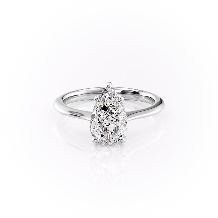 The Katelyn Set With A 2 Carat Pear Lab Diamond