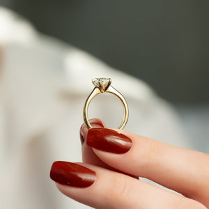 The Katelyn Set With A 1 Carat Pear Lab Diamond