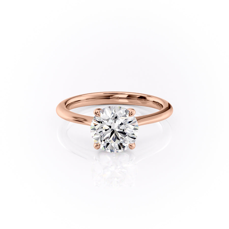 The Katelyn Set With A 1.5 Carat Round Lab Diamond