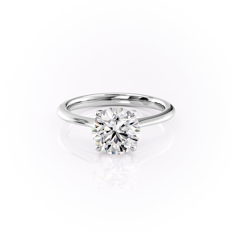 The Katelyn Set With A 2.5 Carat Round Lab Diamond