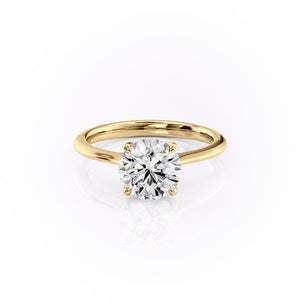 The Katelyn Set With A 1.5 Carat Round Lab Diamond
