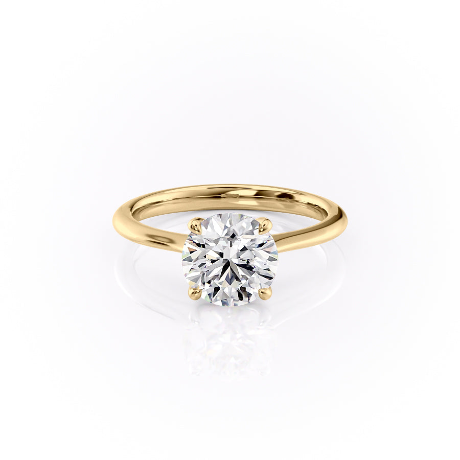 The Katelyn Set With A 1 Carat Round Lab Diamond