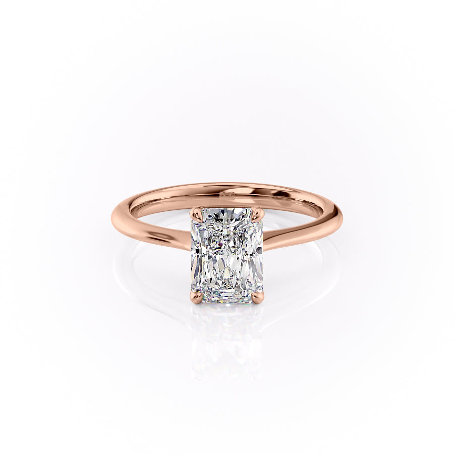 The Katelyn Set With A 2 Carat Radiant Lab Diamond