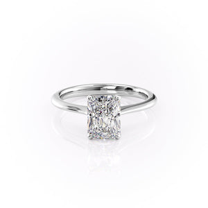 The Katelyn Set With A 1 Carat Radiant Lab Diamond