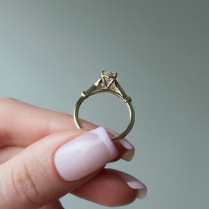 The Stephanie Set With A 2 Carat Oval Lab Diamond