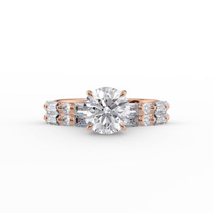 The Patricia Set With A Round Lab Diamond