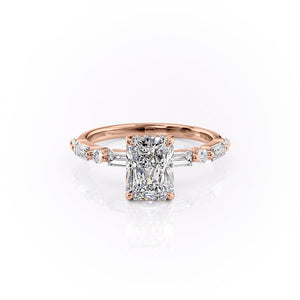 The Patricia Set With A 4 Carat Radiant Moissanite