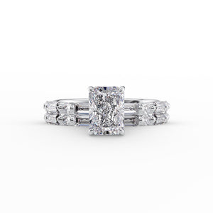 The Patricia Set With A Radiant Lab Diamond
