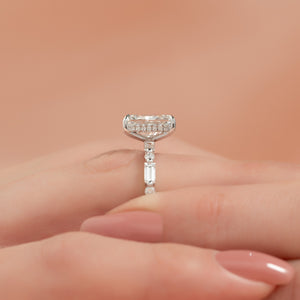 The Patricia Set With A Radiant Lab Diamond