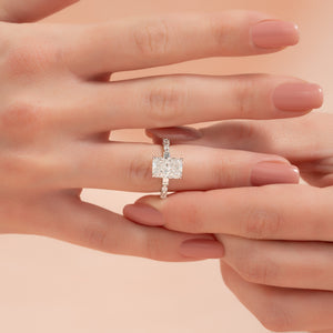The Patricia Set With A Radiant Lab Diamond