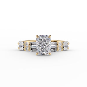 The Patricia Set With A 5 Carat Radiant Moissanite