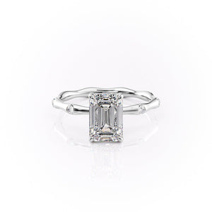The Samantha Set With A 1 Carat Emerald Lab Diamond