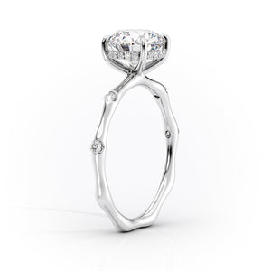 The Samantha Set With A 2 Carat Radiant Lab Diamond