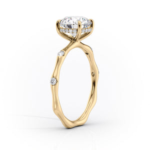 The Samantha Set With A 1 Carat Pear Lab Diamond