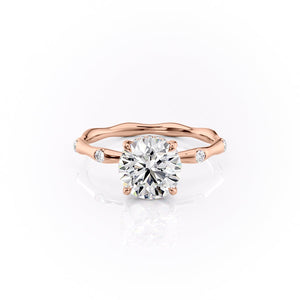 The Samantha Set With A 2 Carat Round Lab Diamond