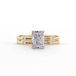 The Samantha Set With A Radiant Moissanite