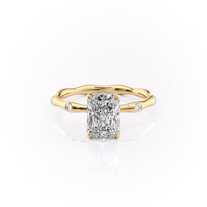 The Samantha Set With A 2 Carat Radiant Lab Diamond