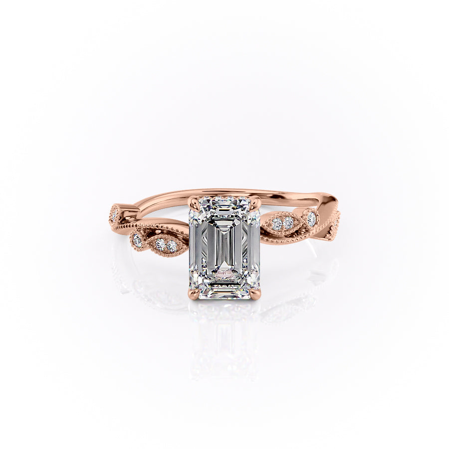 The Robin Set With A 2 Carat Emerald Lab Diamond
