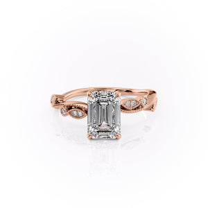 The Robin Set With A 2 Carat Emerald Lab Diamond