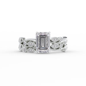 The Robin Set With A 2.5 Carat Emerald Lab Diamond