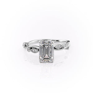 The Robin Set With A 2.5 Carat Emerald Lab Diamond