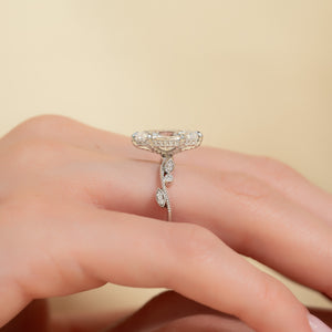The Robin Set With A 3 Carat Marquise Lab Diamond