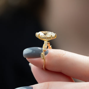 The Robin Set With A 1 Carat Marquise Lab Diamond