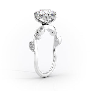 The Robin Set With A 3 Carat Marquise Lab Diamond