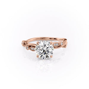 The Robin Set With A 1.5 Carat Round Lab Diamond