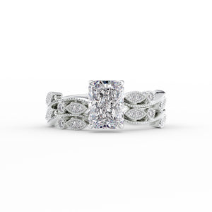 The Robin Set With A 2 Carat Radiant Lab Diamond