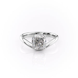 The Berta Set With A 1 Carat Cushion Lab Diamond