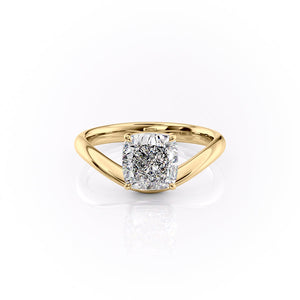 The Berta Set With A 2.5 Carat Cushion Lab Diamond