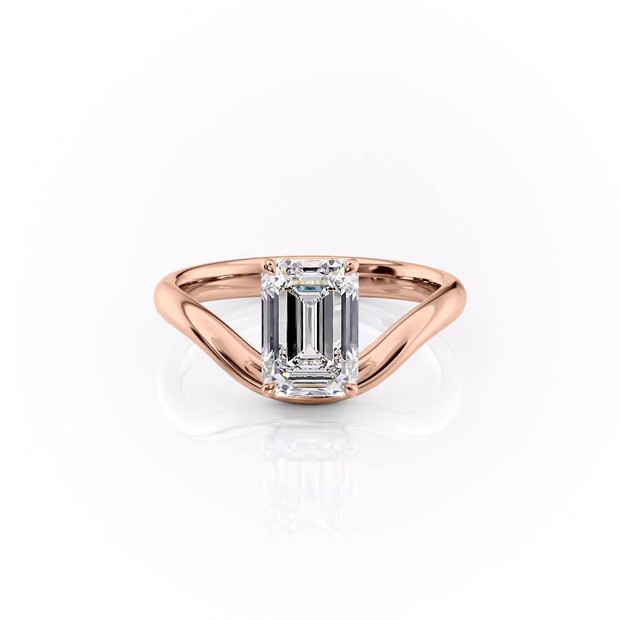 The Berta Set With A 2.5 Carat Emerald Lab Diamond