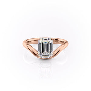 The Berta Set With A 3 Carat Emerald Lab Diamond
